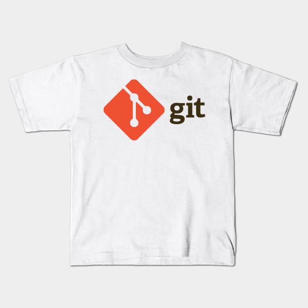 Git version control system Kids T-Shirt by mangobanana